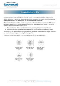 thumbnail of HpE Process Sprayball Selection Chart