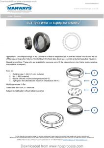 thumbnail of SGT Type Weld in Sightglass DIN8902